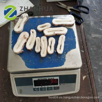3-6cm estándar de la UE IQF congelados calamar calamares anillo para el mercado de Corea